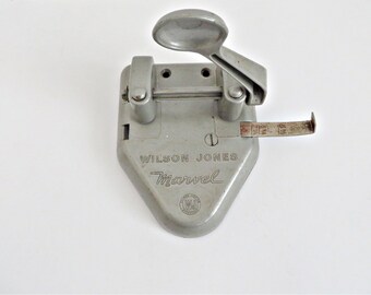 Vintage Two Hole Punch Vintage Wilson Jones Co. Marvel Two Hole Punch #331 Two Hole Paper Punch Vintage Office Equipment Vintage Paper Punch
