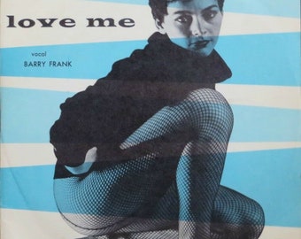 Vintage Record - Barry Frank - Love Me / Rock-A-Bye Your Baby With A Dixie Melody - 78RPM - 1957 - Bell Records - RARE Vintage Record - NM
