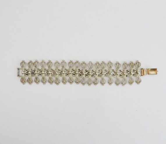 Vintage Emmons Bracelet Gold Tone Vintage Chunky … - image 3