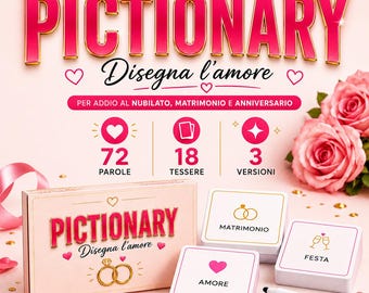 Pictionary Per Addio Al Nubilato! Pictionary per Matrimonio !