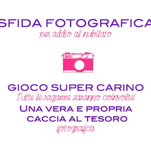 Sfida fotografica per addio al nubilato!