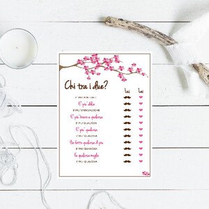 Chi tra i due? Gioco Per Matrimonio !
