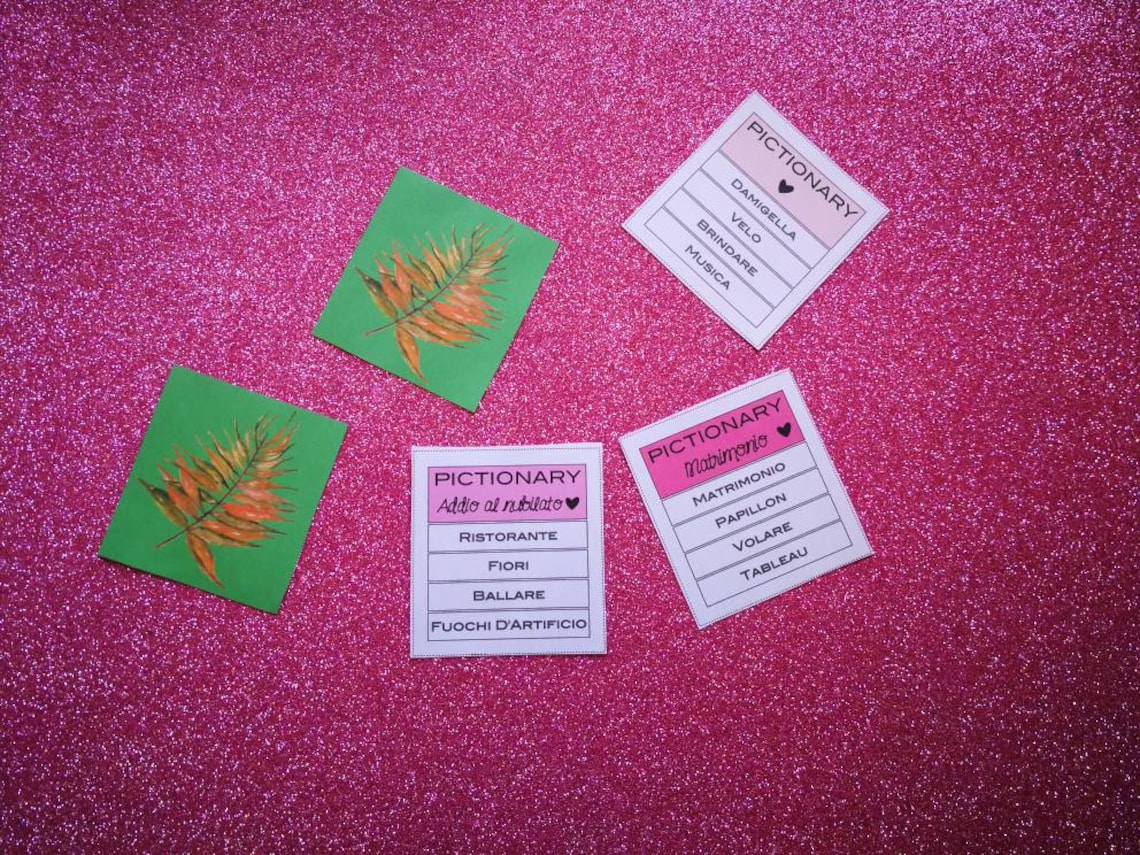 KALEFO Carte Da Gioco Per Addio Al Nubilato – 25 Pezzi A Forma Di Diamante, Giochi Divertenti Per Feste Di Fidanzamento E Matrimonio, Bianche