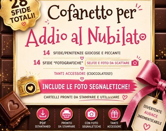 Cofanetto goloso per addio al nubilato