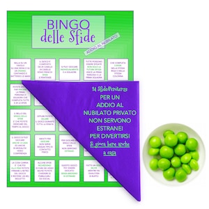 Addio al nubilato festa privata! Bingo delle sfide per addio al nubilato senza sconosciuti!