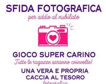 Sfida fotografica per addio al nubilato!