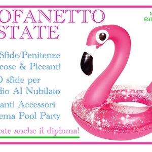 Cofanetto Estivo! 40 sfide e penitenze giocose e piccanti!  Piu' 10 sfide specifiche per addio al nubilato