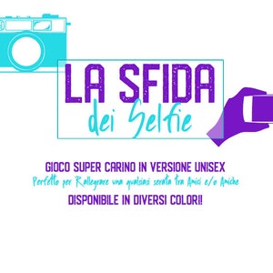 La sfida dei Selfie Gioco UNISEX Selfie sfida Il gioco dei selfie Gioco per Compleanno Gioco per laurea Gioco per Addio al Nubilato immagine 4