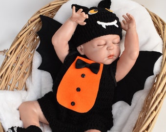 Baby Bat Halloween Costume, Baby Bat Costume Halloween, Newborn halloween Costume, Baby Halloween Costume Boy, Baby Boy Halloween Costume UK