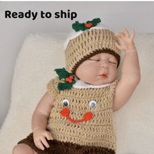 christmas pudding outfit baby