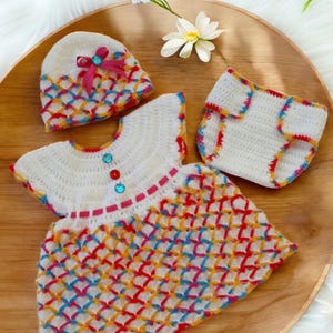 Baby crochet pattern, Baby dress Pattern, Crochet baby dress Pattern, Baby Dress Pattern PDF, Pattern for Baby Dresses, Crochet Baby Outfit