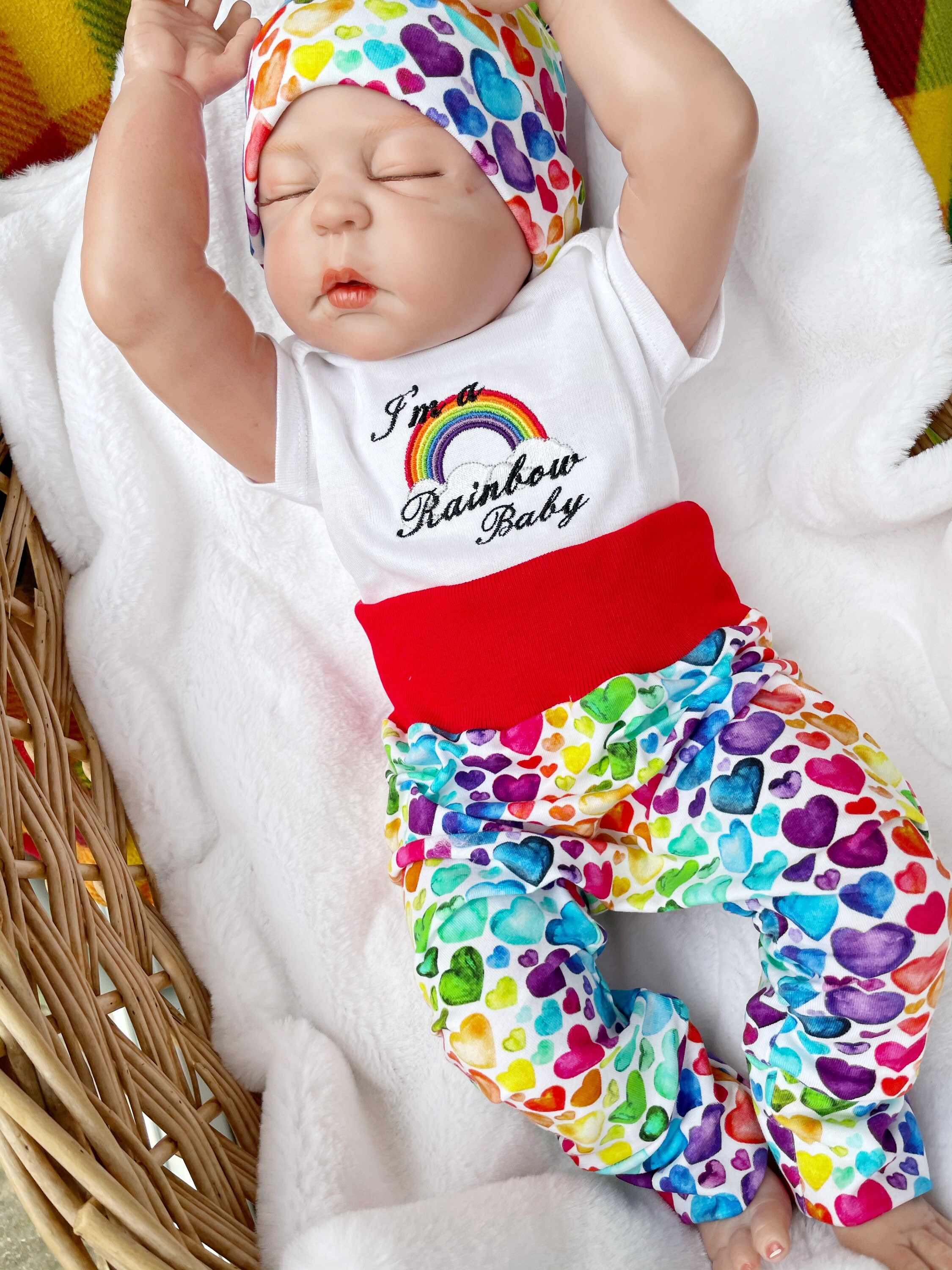 Rainbow Baby Gift Personalised Baby Clothes Rainbow Baby Outfit