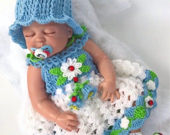 Crochet Baby Pattern, Baby Crochet Dress Pattern, Baby Girl Dress Pattern, Newborn Crochet pattern, Crochet Baby Outfit, Crochet Pattern PDF