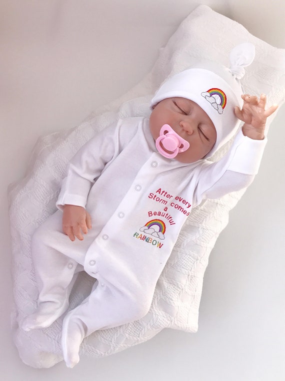 Newborn rainbow baby outfit deals
