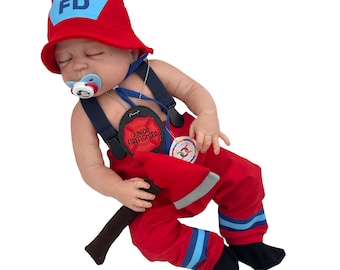 Firefighter Baby, Fireman Photo Prop, Baby Fireman Outfit, Firefighter Photo Prop, Newborn Firefighter Outfit, Baby photo Outfit, Baby Props