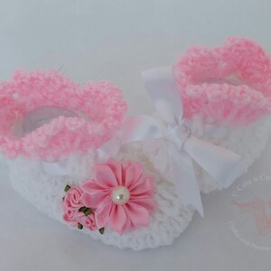Crochet Baby Outfit Pattern: Cardigan, Bonnet & Booties (PDF Download) image 9