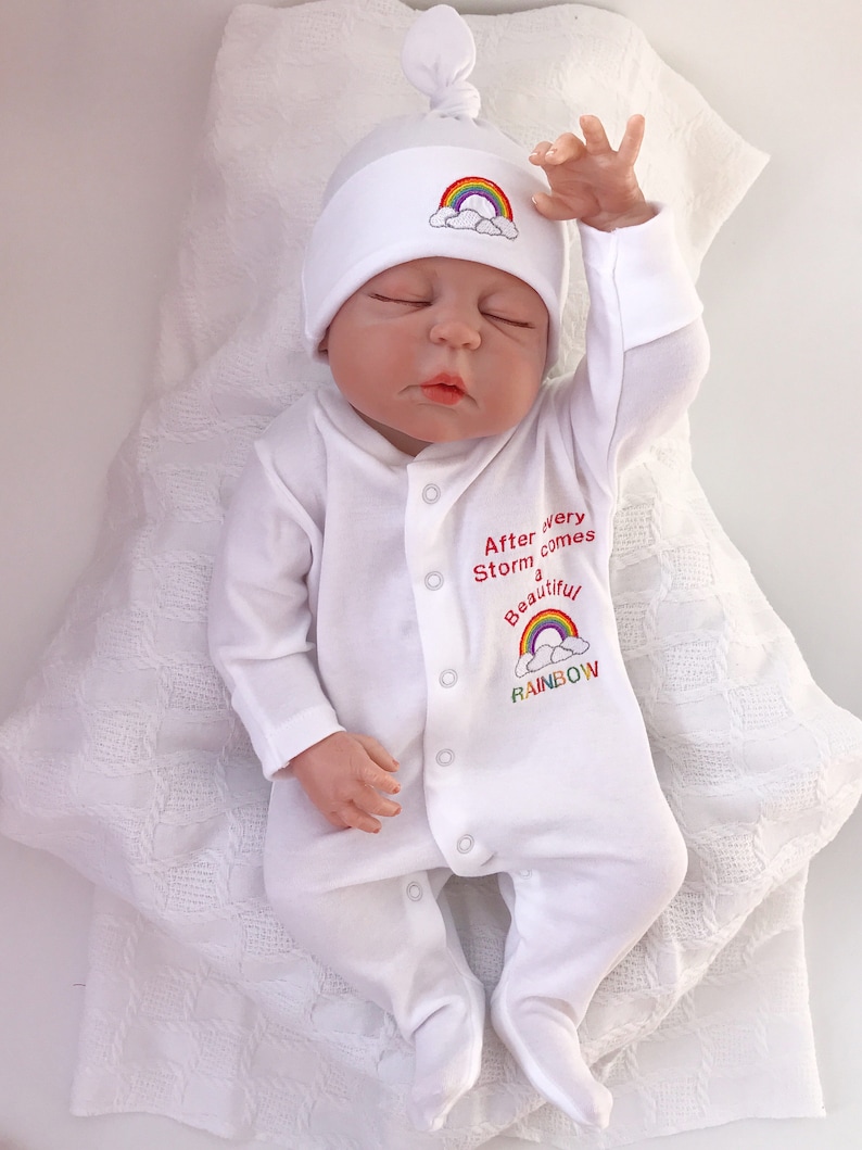 Rainbow Baby clothes Newborn Outfit After Every Storm Comes a Rinbow. Coming Home Outfit Baby Rainbow Baby Outfit Rainbow Baby Bodysuit