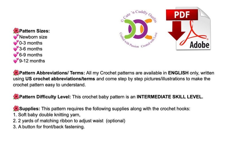 Crochet Baby Outfit Pattern: Cardigan, Bonnet & Booties (PDF Download) image 2
