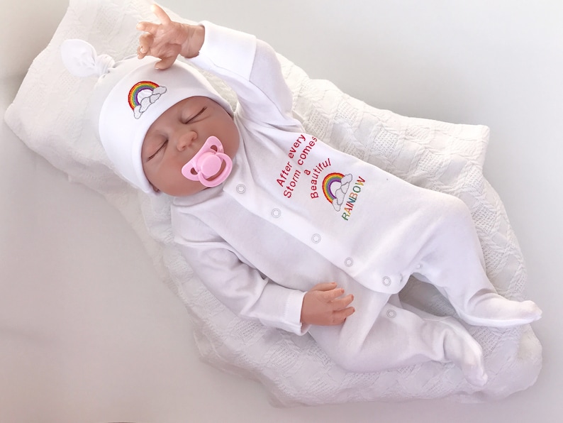 Rainbow Baby clothes Newborn Outfit After Every Storm Comes a Rinbow. Coming Home Outfit Baby Rainbow Baby Outfit Rainbow Baby Bodysuit