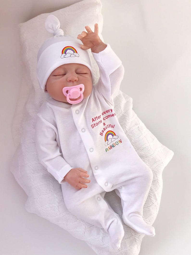 Rainbow Baby clothes Newborn Outfit After Every Storm Comes a Rinbow. Coming Home Outfit Baby Rainbow Baby Outfit Rainbow Baby Bodysuit