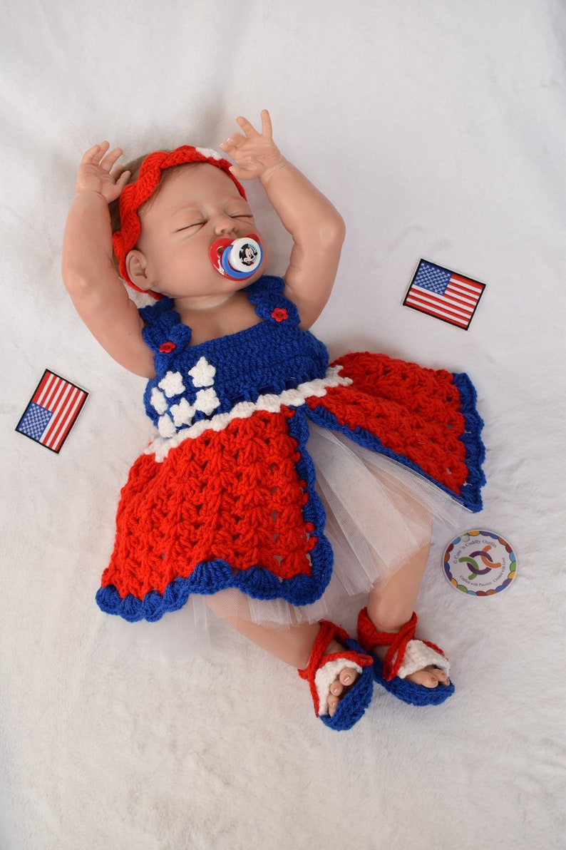 4th of july newborn outfit