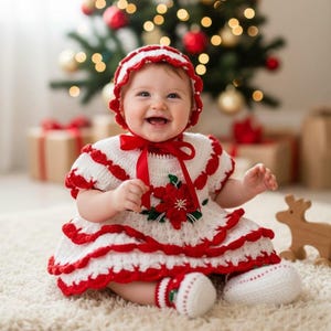 Baby Christmas Dress - Etsy