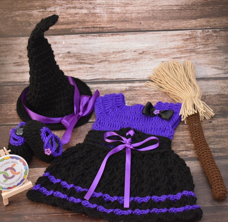 Witch Halloween Costume Baby Witch Costume Halloween Costume Etsy