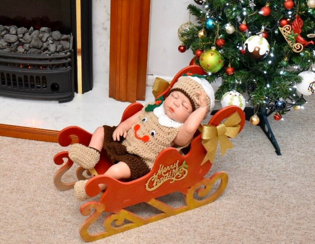 Baby christmas pudding outfit uk sales