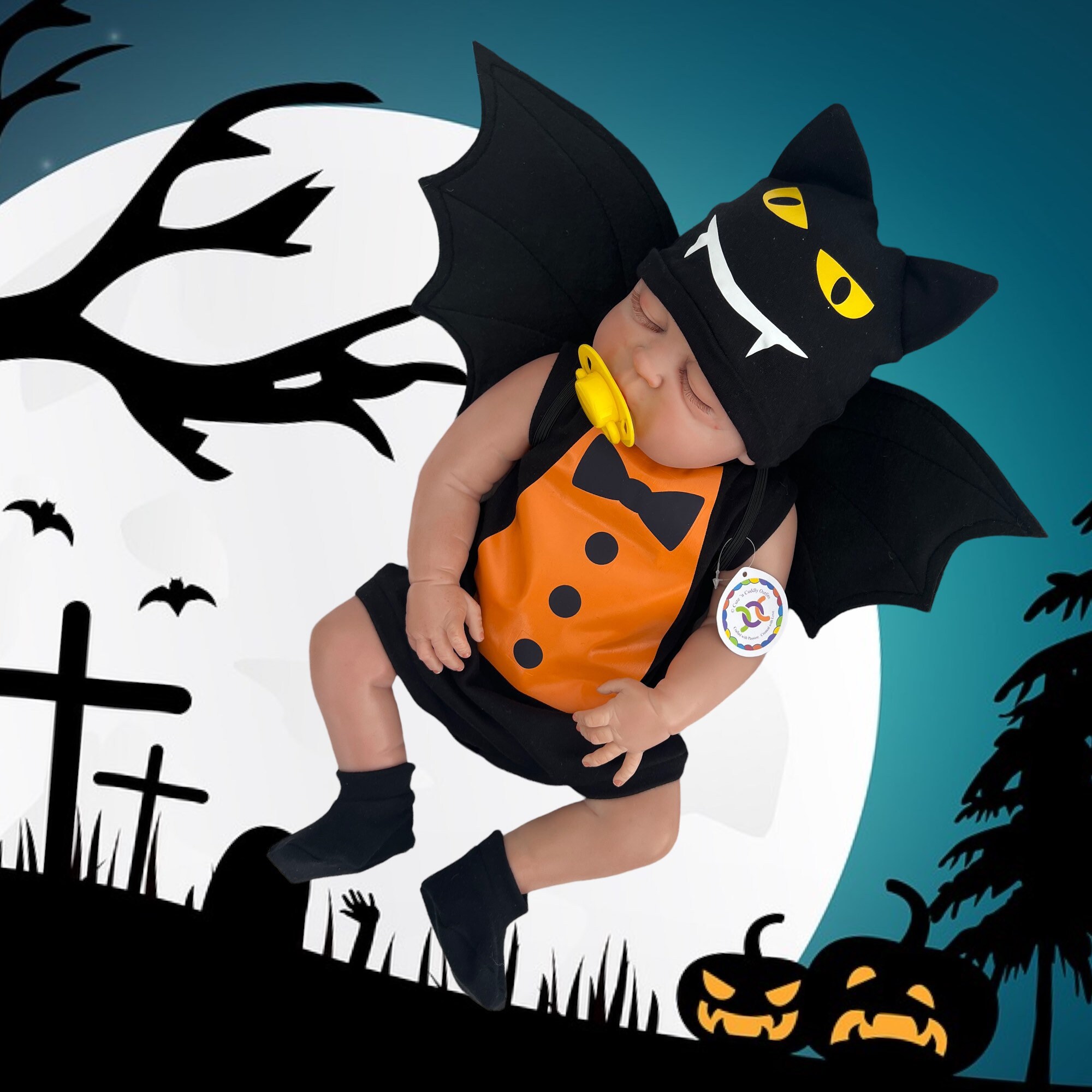 Baby boy bat best sale costume
