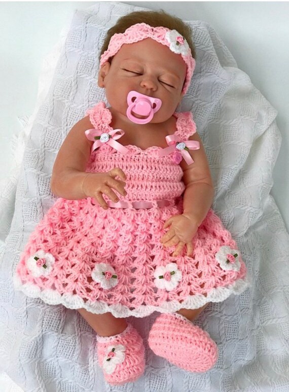 Crochet baby girl clearance clothes