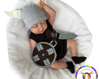 Viking Costume, Viking Clothing, Viking Costume for kids, Baby Halloween Costume, Baby Halloween Outfit, Viking  Costume Baby, Viking Hat