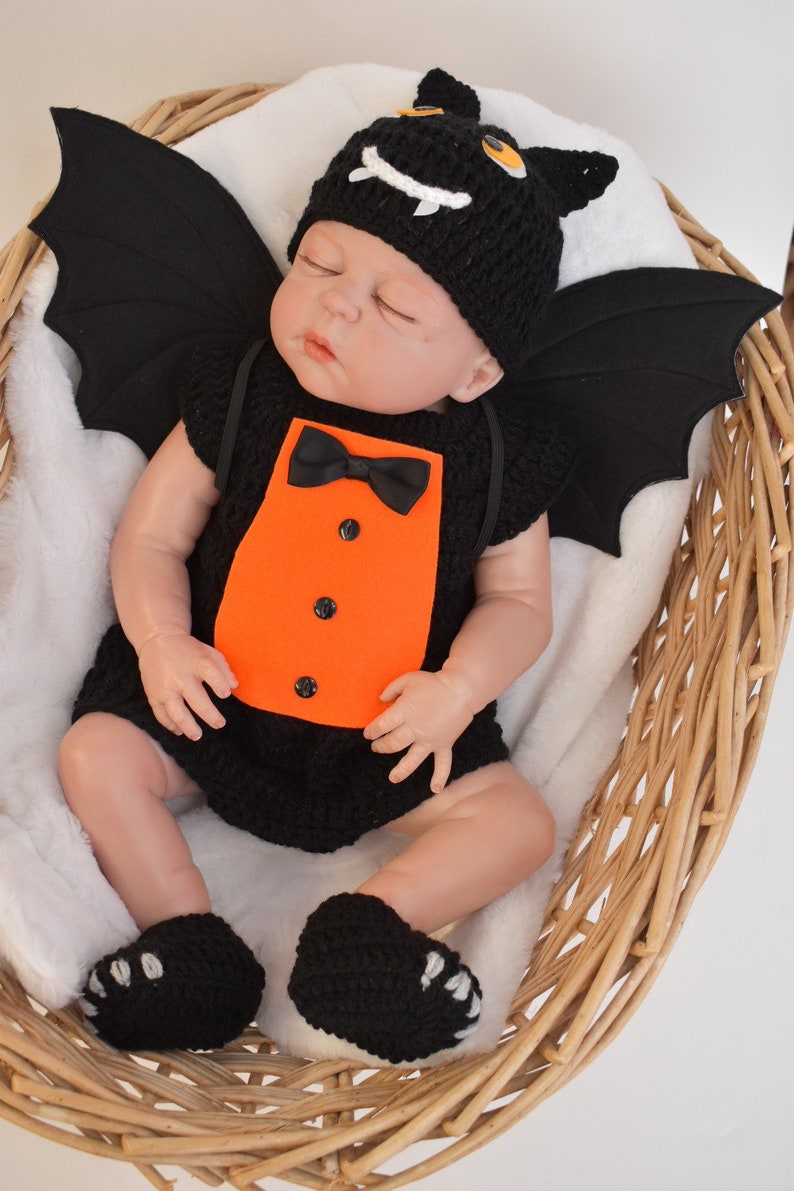 Baby Bat Halloween Costume Baby Bat Costume Halloween Etsy UK