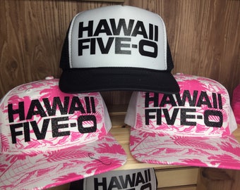 50th BIRTHDAY, HAWAII-50,Hawaiian birthday, destination birthday, Hawaii, milestone birthday, Hawaiian themed birthday, Hawaii Trucker Hat