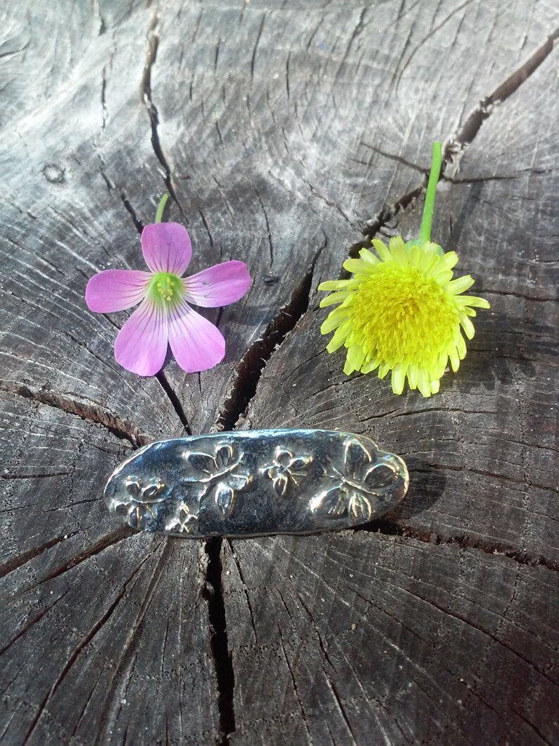 Butterfly Button Fastener From Green Girl Studio/'s Jewelry Grade Lead Free Pewter