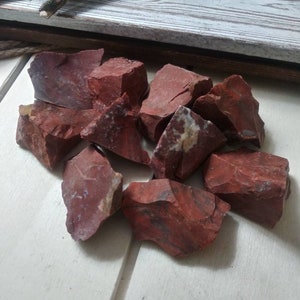 Red Jasper raw red jasper rough jasper jasper stones shamans stone image 7