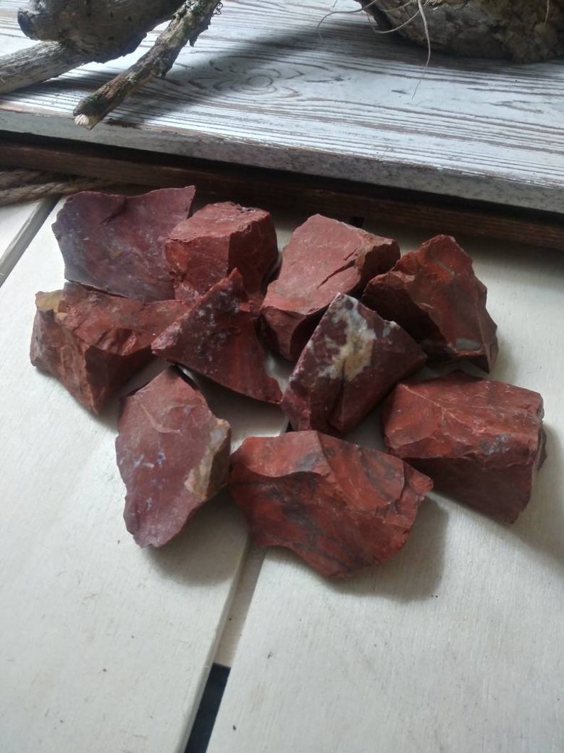 Red Jasper raw red jasper rough jasper jasper stones shamans stone image 7