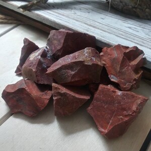 Red Jasper raw red jasper rough jasper jasper stones shamans stone image 9