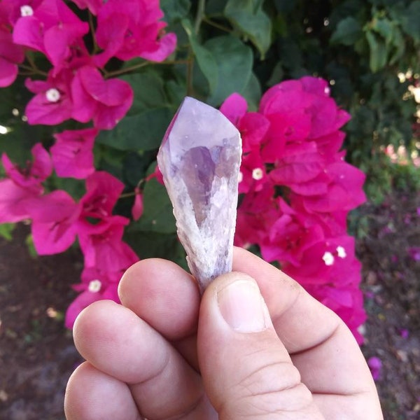 Bahia Amethyst - amethyst crystal point - raw amethyst - amethyst wand - royal bahia amethyst - purple amethyst crystal point