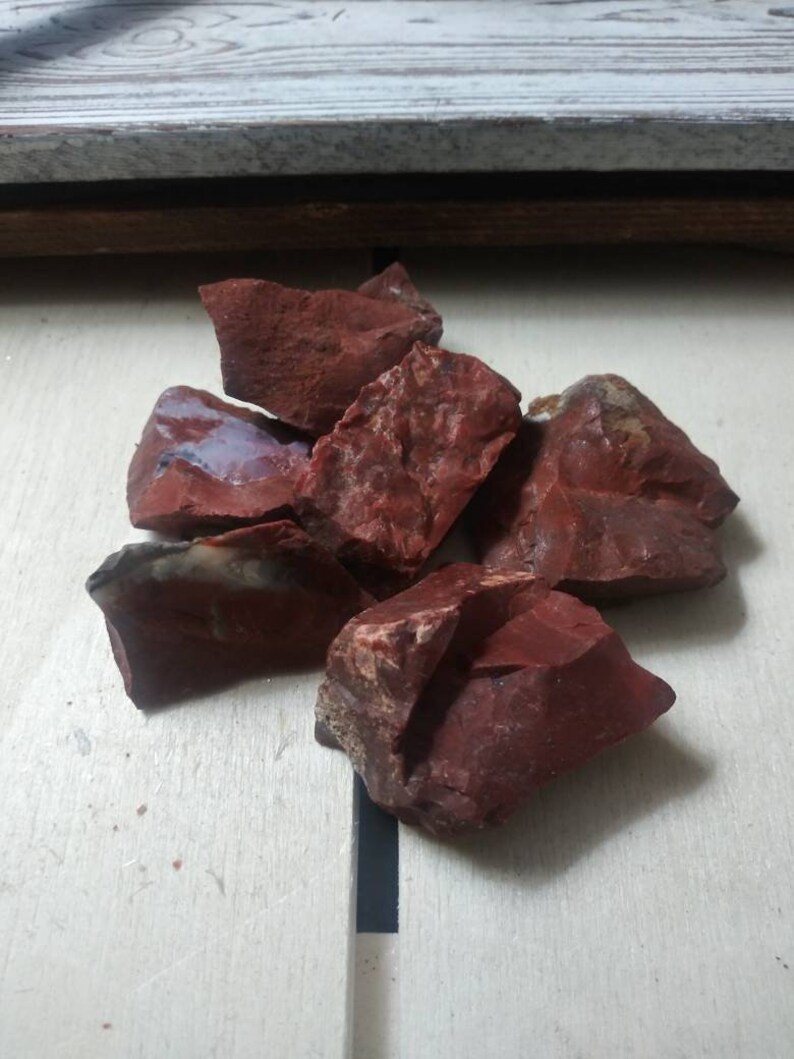 Red Jasper raw red jasper rough jasper jasper stones shamans stone image 2