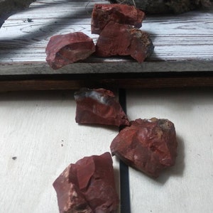 Red Jasper raw red jasper rough jasper jasper stones shamans stone image 4