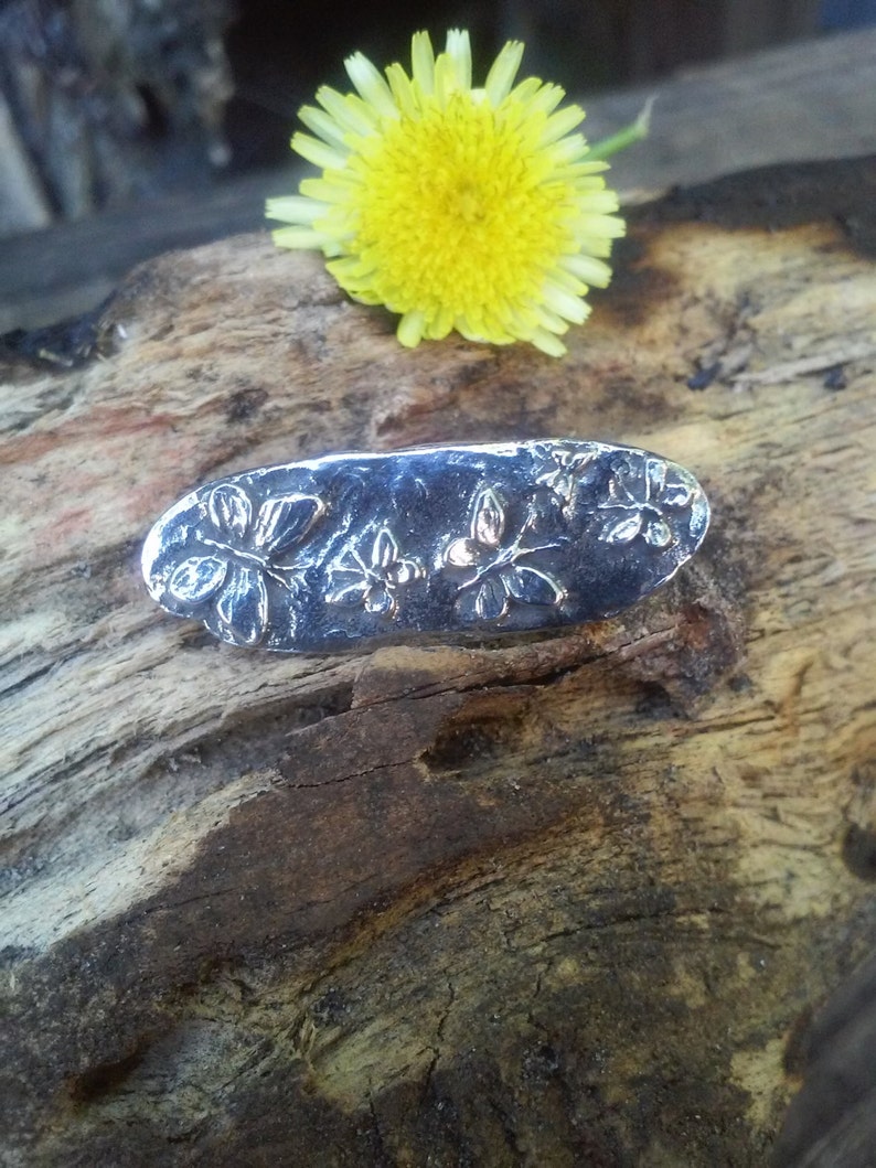 Butterfly Button Fastener From Green Girl Studio/'s Jewelry Grade Lead Free Pewter