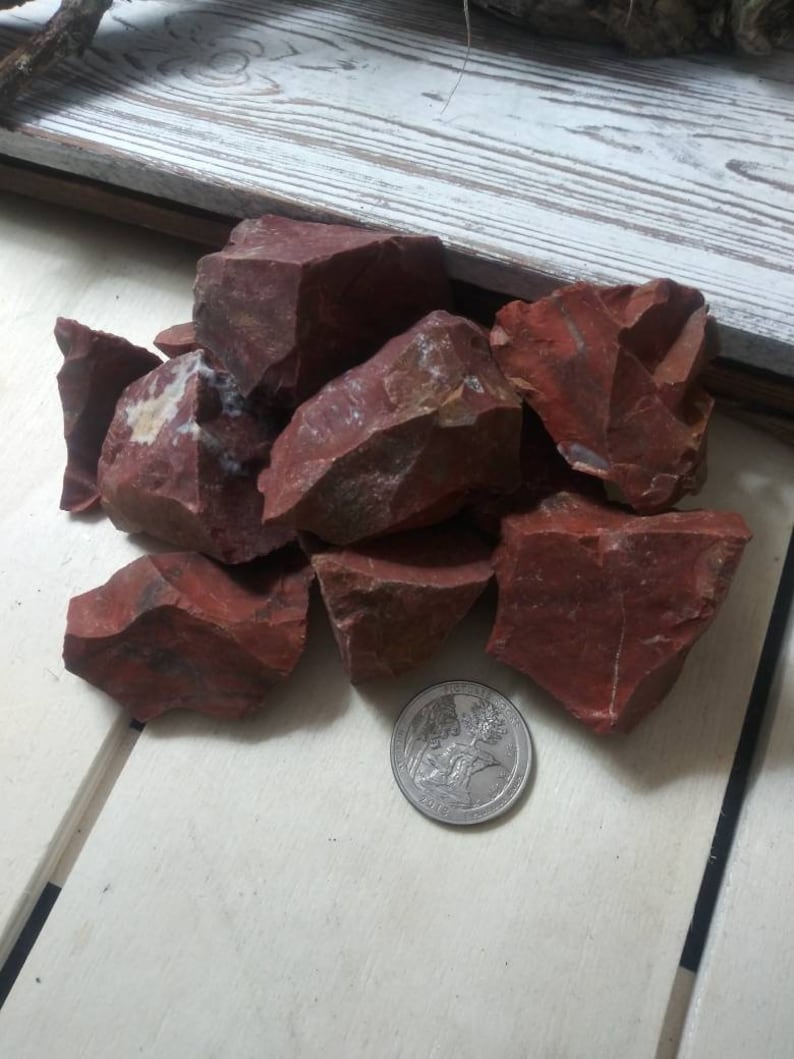 Red Jasper raw red jasper rough jasper jasper stones shamans stone image 10