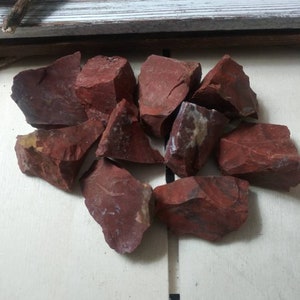 Red Jasper raw red jasper rough jasper jasper stones shamans stone image 1