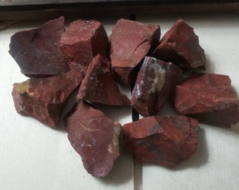 Red Jasper - raw red jasper - rough jasper - jasper stones - shamans stone