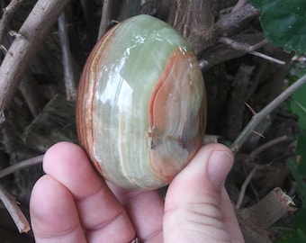 Agate Gemstone Egg, Agate Crystal Egg, Decorative Egg