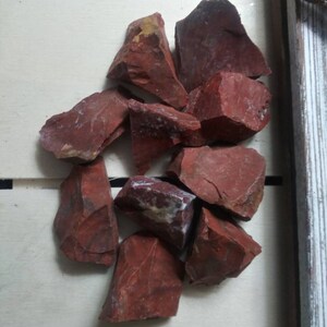 Red Jasper raw red jasper rough jasper jasper stones shamans stone image 6