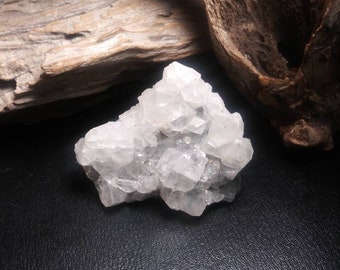 Apophyllite Crystal Cluster  - apophyllite - apophyllite crystal. - clear apophyllite - raw apophyllite