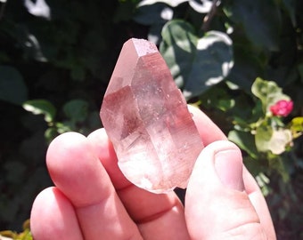 Hematoid Quartz - Fire Quartz - Red Hematoid Quartz - Hematoid Crystal Point