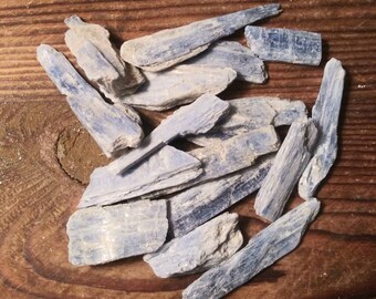 Kyanite Blades - blue kyanite - raw kyanite crystals - third eye chakra crystal - throat chakra crystal - powerful crystals