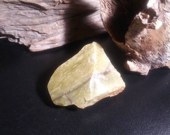 Raw Green Opal Crystal - natural green opal gemstone - pistachio opal - moss opal - rough green opal stone